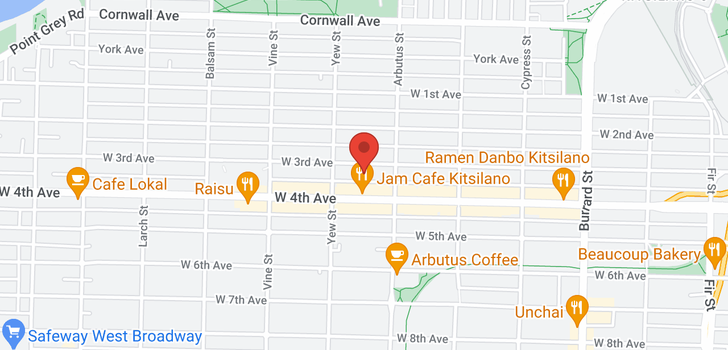 map of 2150 W 3RD AVENUE
